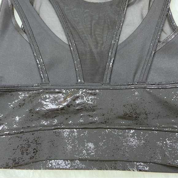 Puma Black Mid Impact Fashion Luxe Ellavate Bra NWOT - Picture 11 of 12